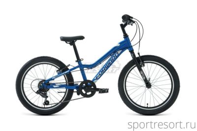 Велосипед Forward Twister 1.0 20" синий/белый 2022 Forward Twister 1.0 20