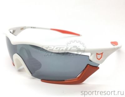 Велосипедные очки Catlike FUSION White/Orange 606513