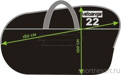 Чехол для велосипеда Veloangar №22 Черный с серыми элементами V22-black-grey