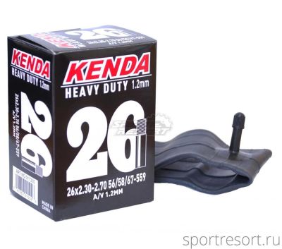 Велокамера Kenda 26x2.35-2.70 (56/67-559) A/V Heavy Duty
