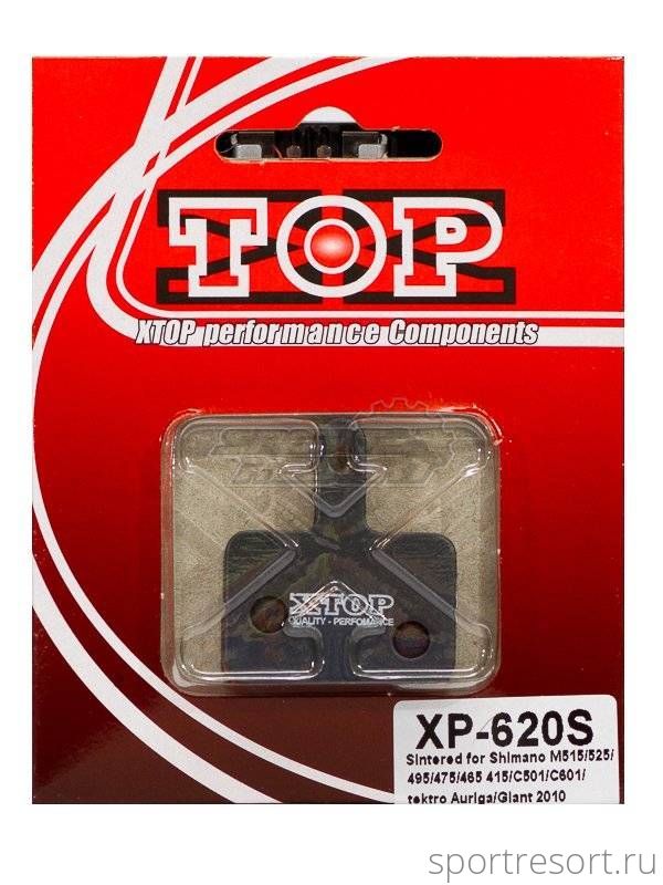 Тормозные колодки X-Top Metall Pads XP-620S Shimano Deore BR-M525/Tektro Auriga XP-620S купить по низкой цене - SportResort.ru