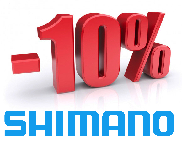 Скидка 10% на весь ассортимент Shimano!