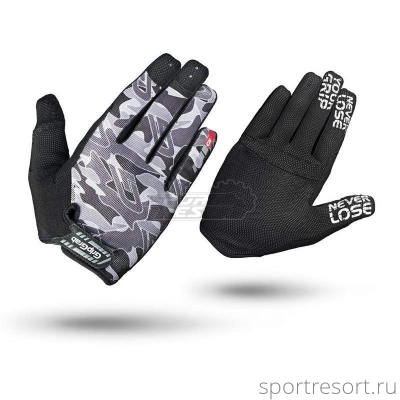 Велоперчатки GripGrab Rebel Rugged Full Finger Glove M (9) Gray Camo 1041