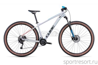 Велосипед Cube Aim SL 29" (2022) 22" серый Aim-SL-29-2022-22" prismagrey'n'blue'n'red
