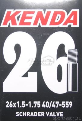 Велокамера Kenda 26x1.5-1.75 (40/47-559) A/V