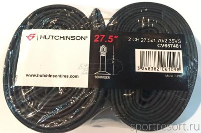 Велокамера Hutchinson 27.5x1.7/2.35 A/V (пара)