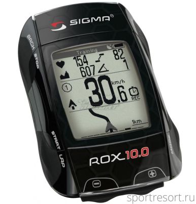 Велокомпьютер Sigma ROX 10.0 GPS Set Black ROX 10.0 GPS Set Black