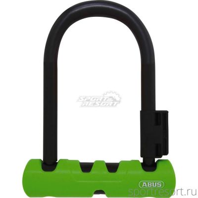 Велозамок ABUS Ultra Mini 410/150HB с ключом (черно-зеленый) 05-0034597