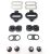 Педали Acor APD-2503 Clip-In SPD Silver