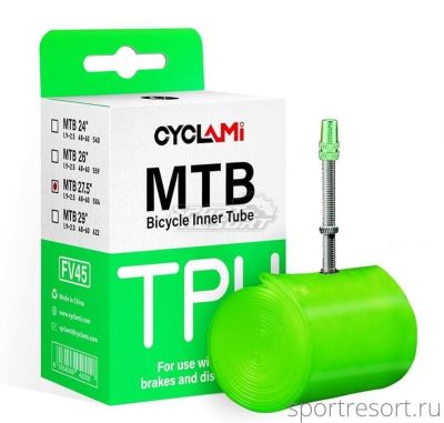 Велокамера TPU Cyclami MTB 27.5x1.9-2.5 F/V-45mm