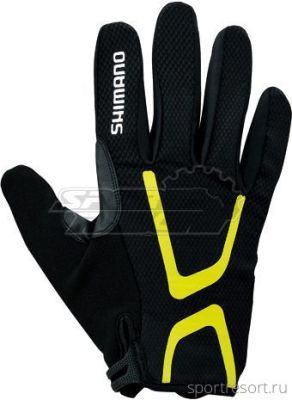 Велоперчатки Shimano Light (черн/желтый) CW-GLBS-KS02ML