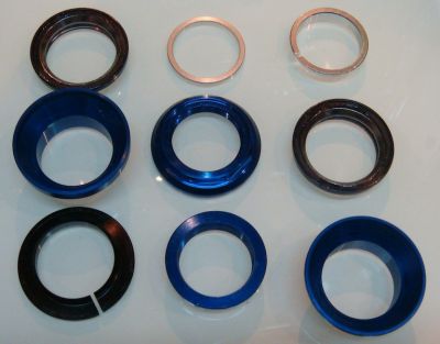 Рулевая колонка Token TK767N (1-1/8", резьба) Blue