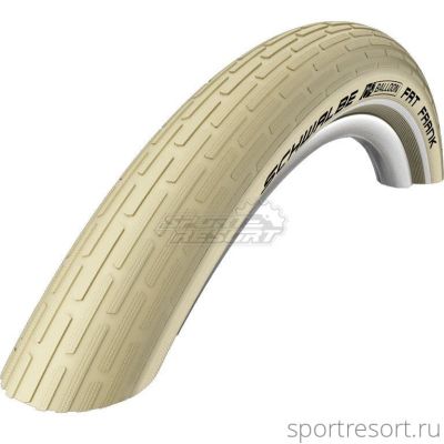 Покрышка Schwalbe FAT FRANK 26x2.35 K-Guard Reflex HS375 кремовая