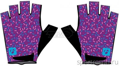 Велоперчатки Bontrager Kids' Glove purple sprinkles L/XL TCG-561931
