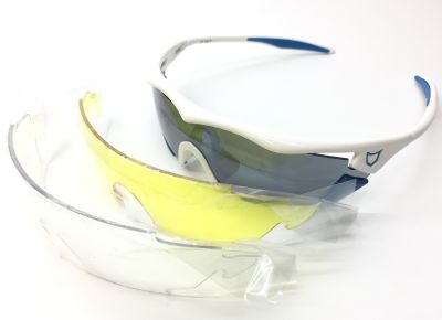 Велосипедные очки Catlike FUSION Superwing White/Blue 609529
