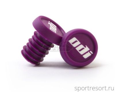 Грипстопы ODI End Plug Purple (пара)