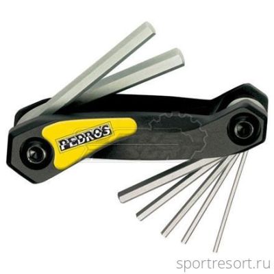 Набор инструментов Pedros Folding Hex Wrench Set 6463100