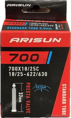 Велокамера Arisun Standart 700x18/25C F/V-33mm 