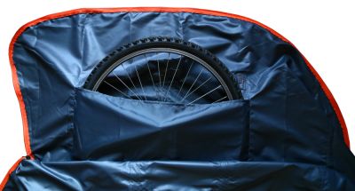 Чехол для велосипеда Veloangar №21 Черный с красными эелементами Veloangar №21