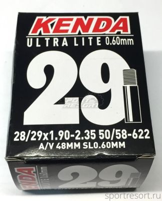 Велокамера Kenda 29x1.9-2.35 (50/58-622) Ultra Lite A/V-48mm