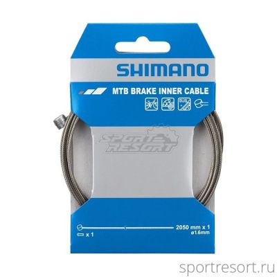 Трос тормоза Shimano MTB 2050 мм Stainless Steel (с концевиком)