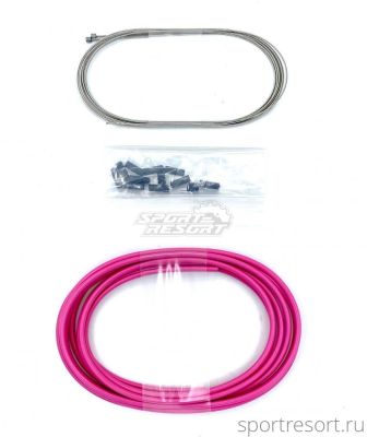 Набор для переключения ELVEDES Basic Gear Cable Kit Pink