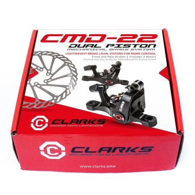 Комплект дисковых тормозов CLARKS CMD-22 Mechanical Disc Brake Set 