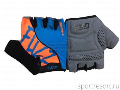 Велоперчатки FUZZ X-Series GEL (M) blue orange 08-202283
