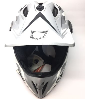 Велосипедный шлем Catlike DH GRAVITY Silver/White 