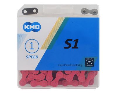 Цепь KMC S-1 (1ск,112зв) Pink