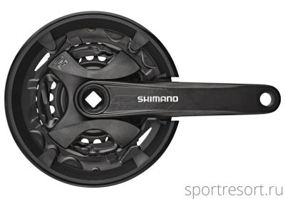 Система Shimano Acera FC-MT100 9ск (Квадрат, 40/30/22T, 175mm, защита)