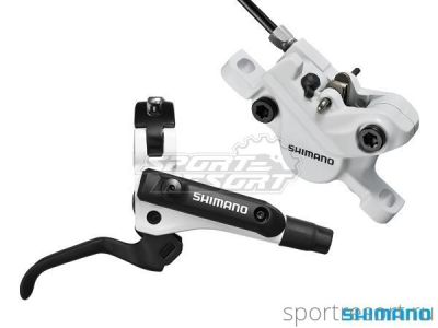 Тормоз дисковый Shimano M506/M447 задний (1700мм, белый)