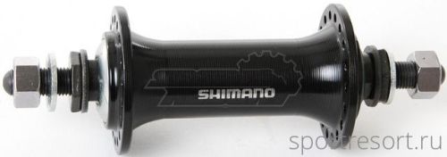 Втулка передняя Shimano Tourney HB-TX500 (32H, черная, под гайки)