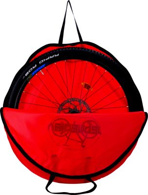 Чехлы для колёс велосипеда Veloangar №55 (пара) Красный с черным Veloangar №55
