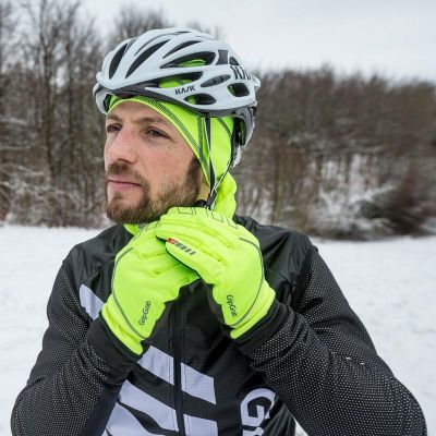 Велоперчатки GripGrab Windster Hi-Vis Fluo Yellow (теплые) M (9) 1030