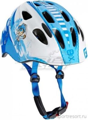Велошлем Cratoni Akino Pirate Blue-White Glossy S (49-53 cm) 112206B1