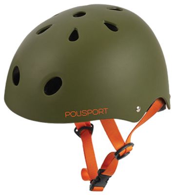 Велошлем Polisport Urban Radical (53/55) green matte/orange PLS8741100003