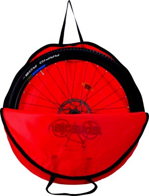 Чехлы для колёс велосипеда Veloangar №55 (пара) Красный с черным Veloangar №55