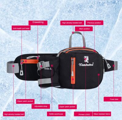 Сумка поясная TL T-389 black T389-1