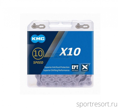 Цепь KMC X-10 EPT (10ск,114зв)