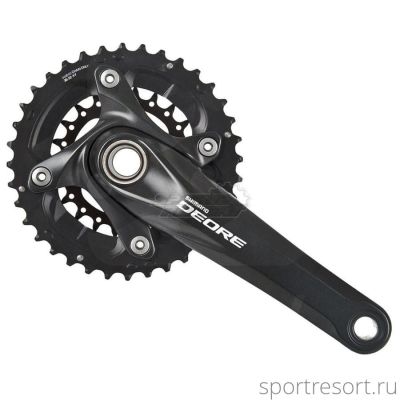 Система Shimano Deore FC-M617 10ск (38/24T, 170mm, черная)