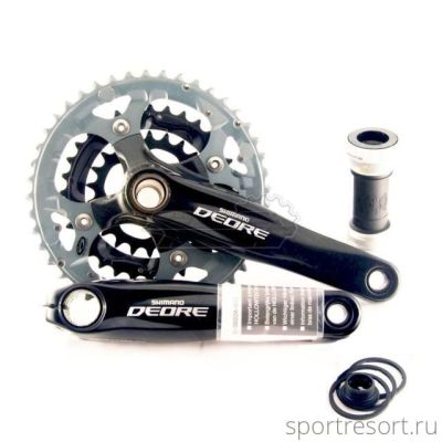 Система Shimano Deore FC-M591 9ск (44/32/22T, 175mm, черная)