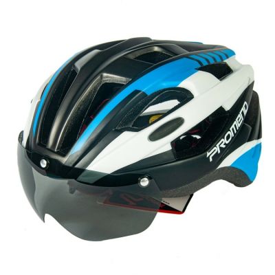 Велосипедный шлем Promend City TK-12H22 BLK/BLU (58-63см) TK-12H22BB-L
