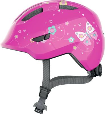 Велошлем ABUS Smiley 3.0 pink butterfly S (45-50см) 672576_ABUS