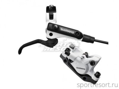 Тормоз дисковый Shimano M506/M447 передний (1000мм, белый)