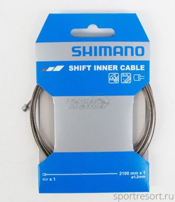 Трос переключателя Shimano SUS Stainless Steel 1.2X2100 мм