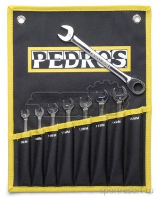 Набор ключей Pedros Ratcheting Combo Wrench 6460500
