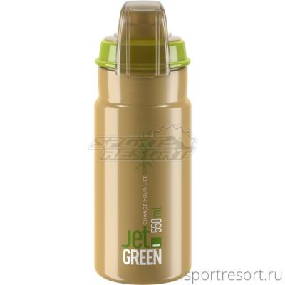 Фляга Elite JET GREEN Plus 550 ml коричневая EL0201102