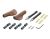 Амортизационные грипсы из дерева Velospring Walnut 140/110 mm