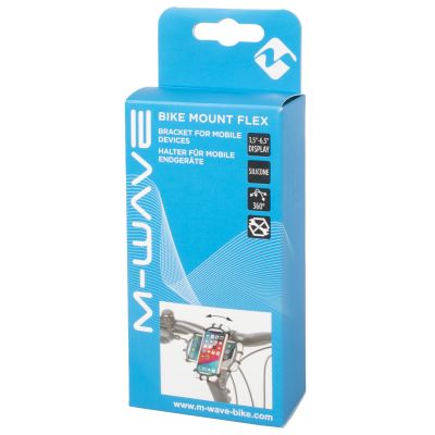 Держатель для смартфона на руль M-Wave Bike Mount Flex smartphone bracket 5-122580